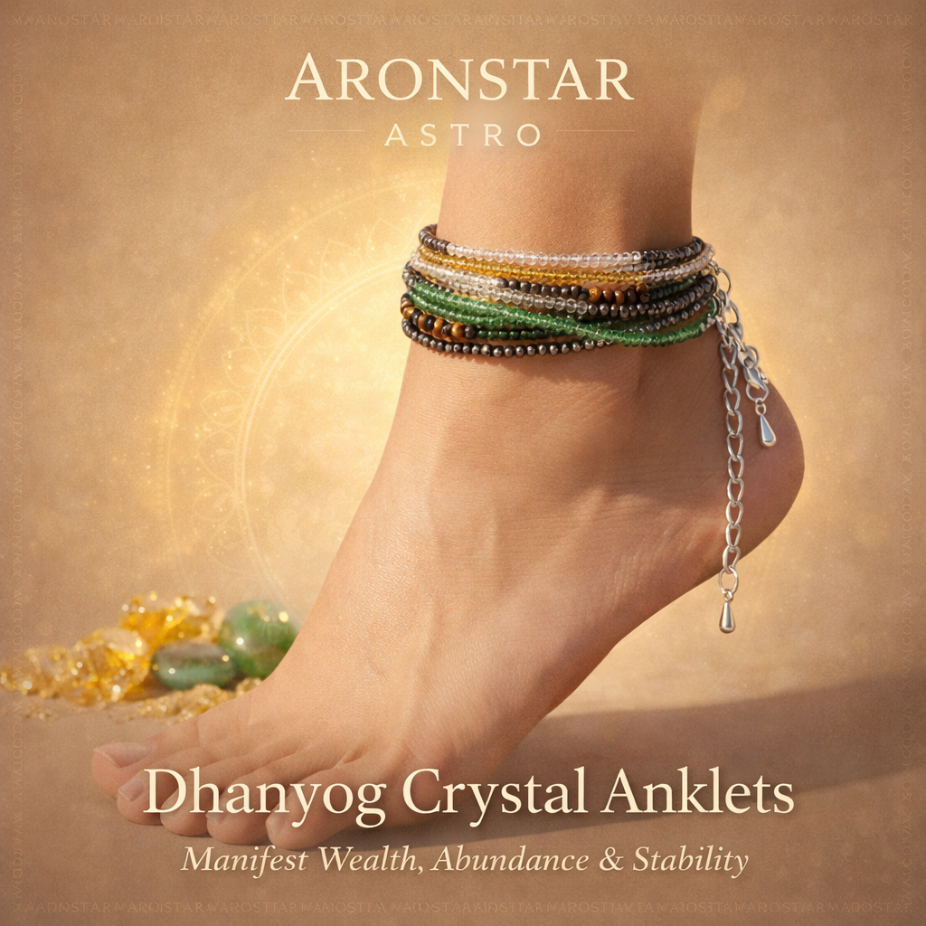 DHANYOG CRYSTAL ANKLETS