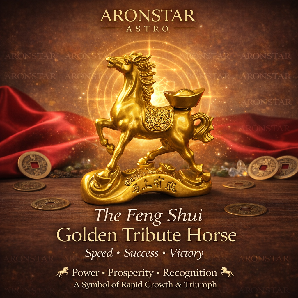 The Feng Shui Golden Tribute Horse