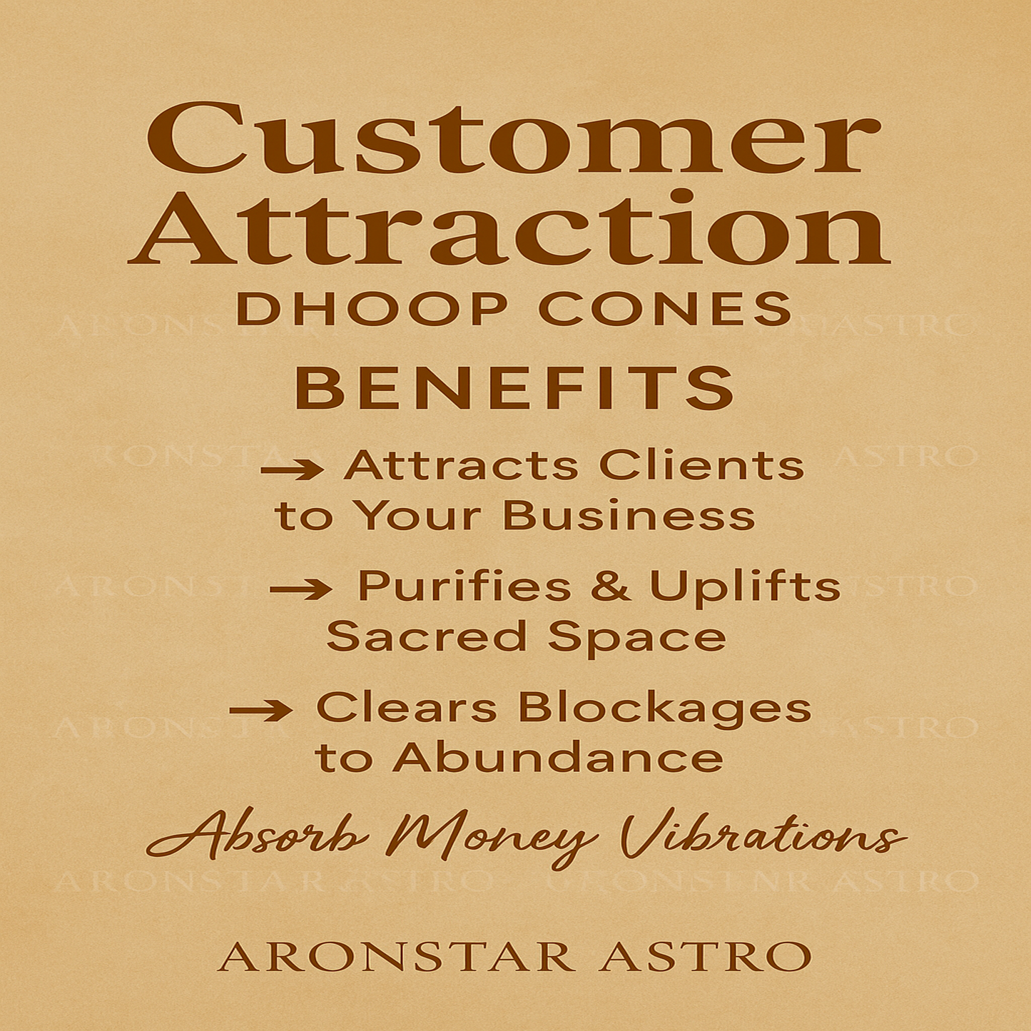 Client Attraction Dhoop cones( app 30 comes)