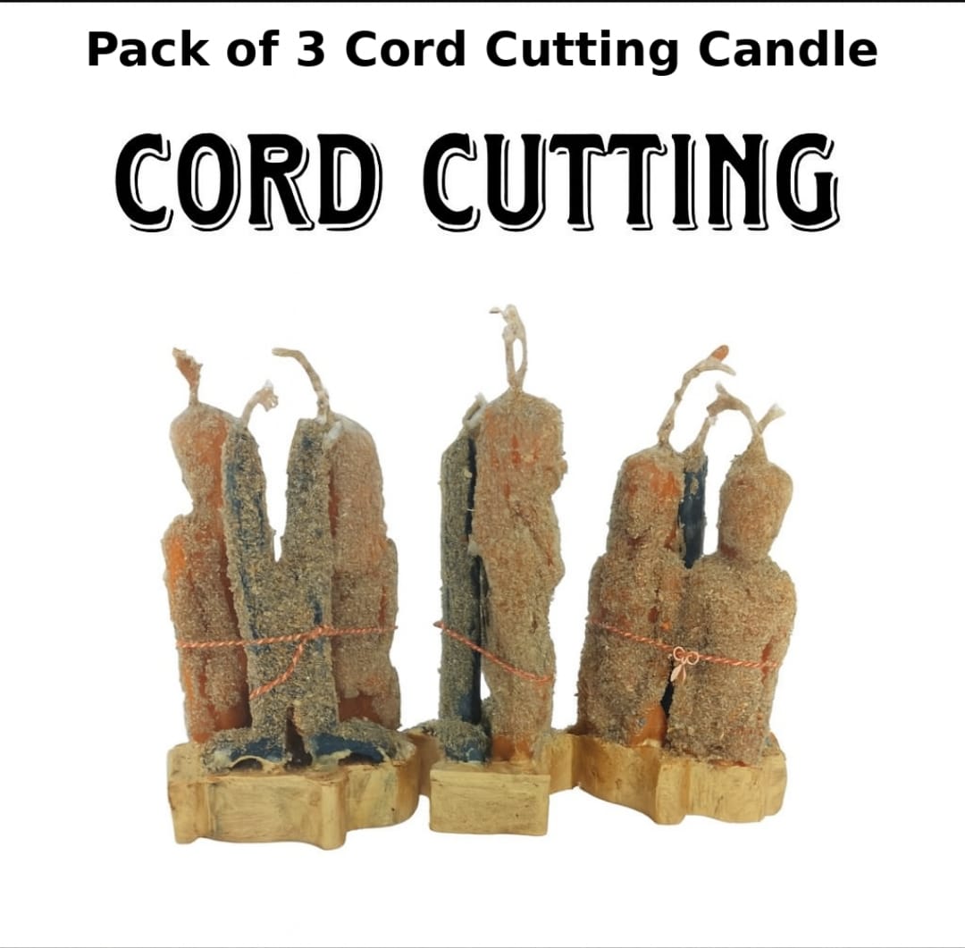 Cord Cutting Candles (Pack Of 3)