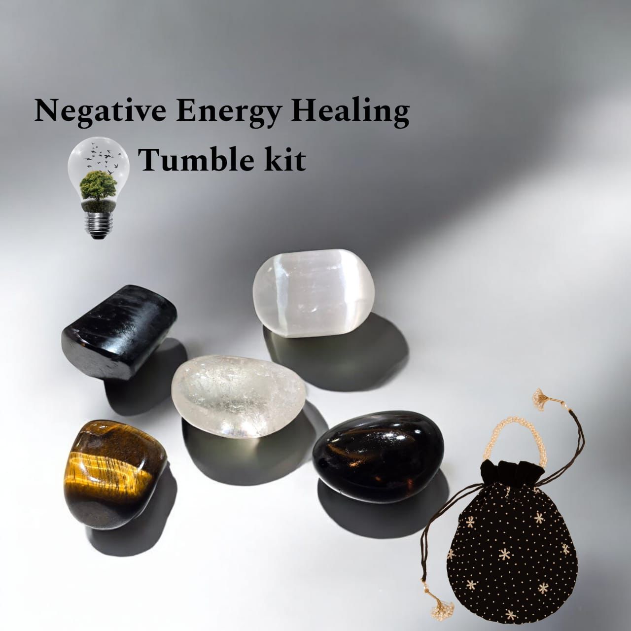 Negative Energy Healing Tumble kit