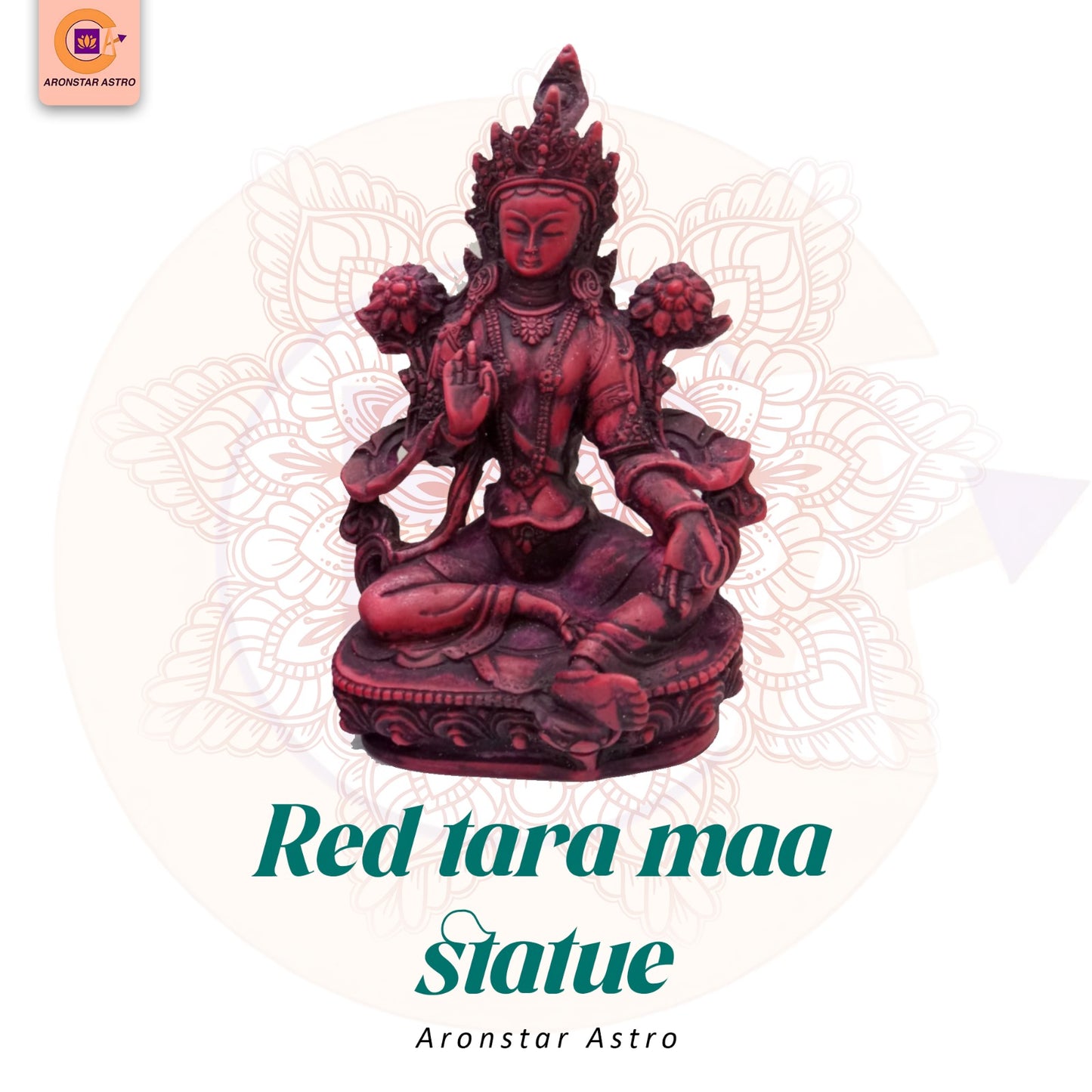 Red Tara Maa Statue