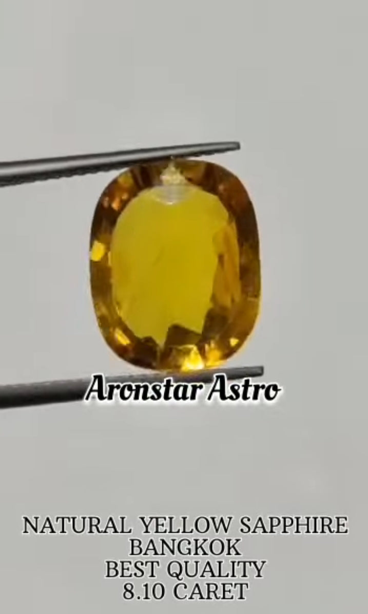 Natural Yellow Sapphire Bangkok