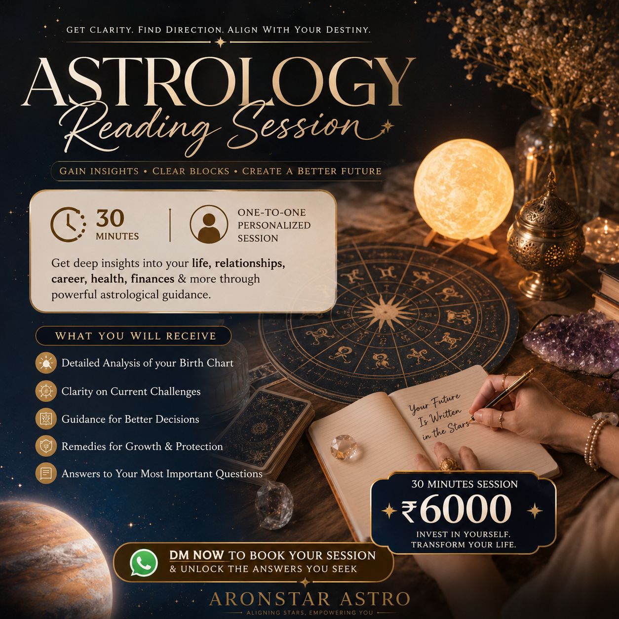 Astrology Reading Session – 30 Minutes