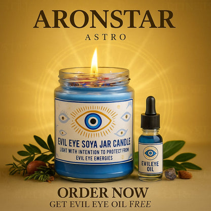 Evil Eye Candle And free Evil eye oil
