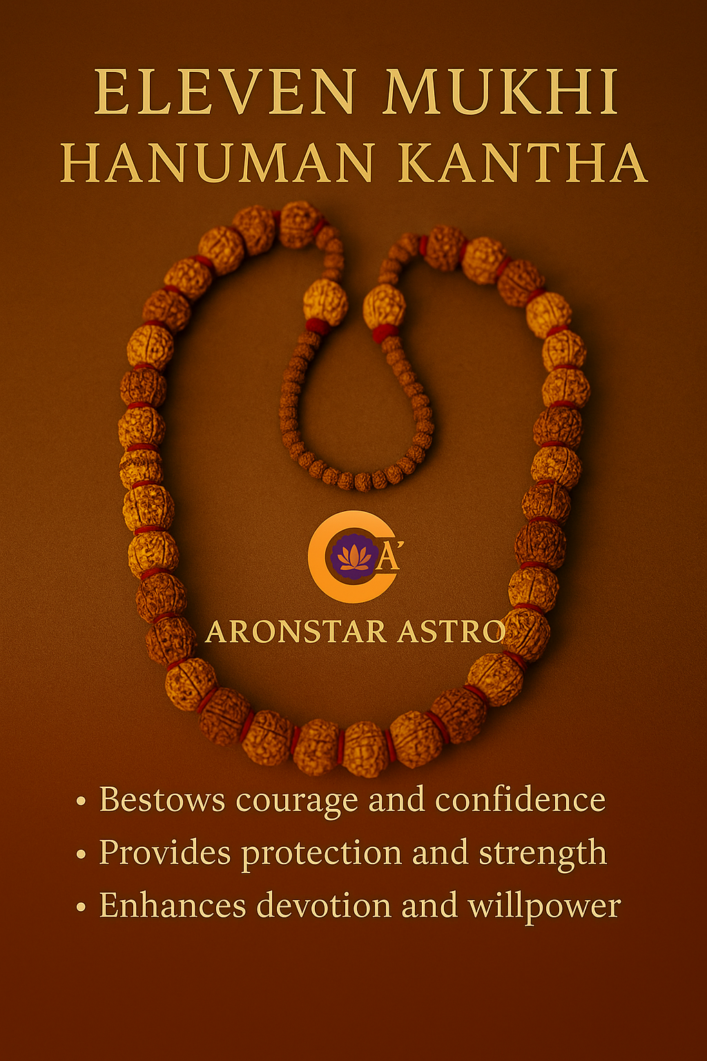 11 Mukhi Hanuman Kantha