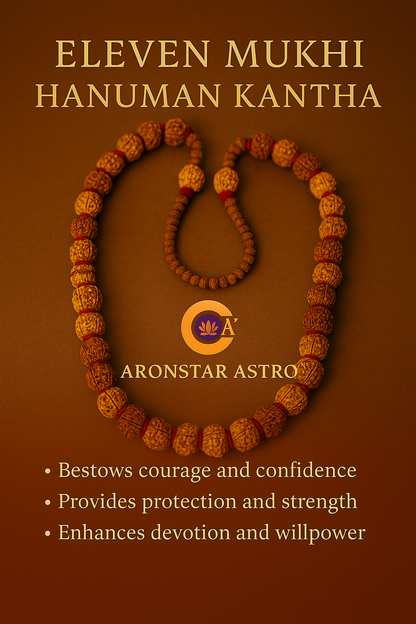 11 Mukhi Hanuman Kantha