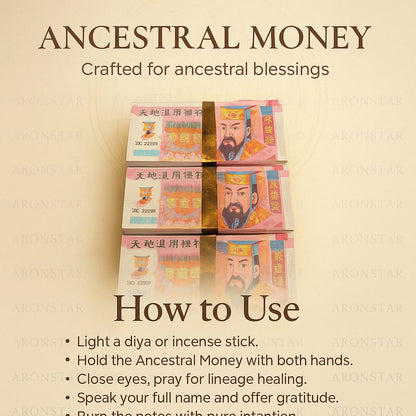 Ancestral Money (bundle of 100 pcs )