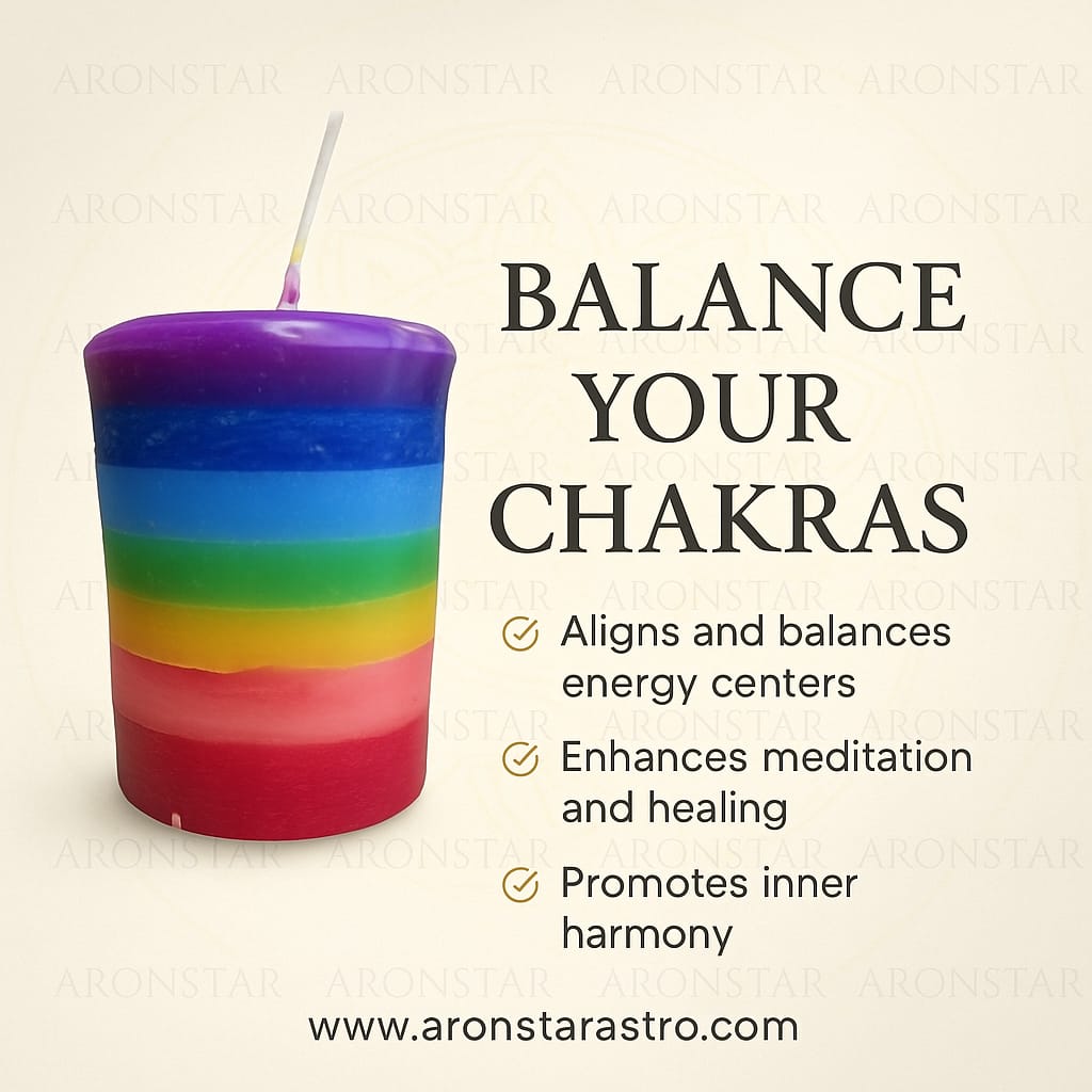 7 Chakra Candle