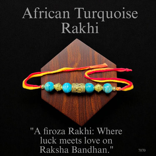 African Turquoise Rakhi