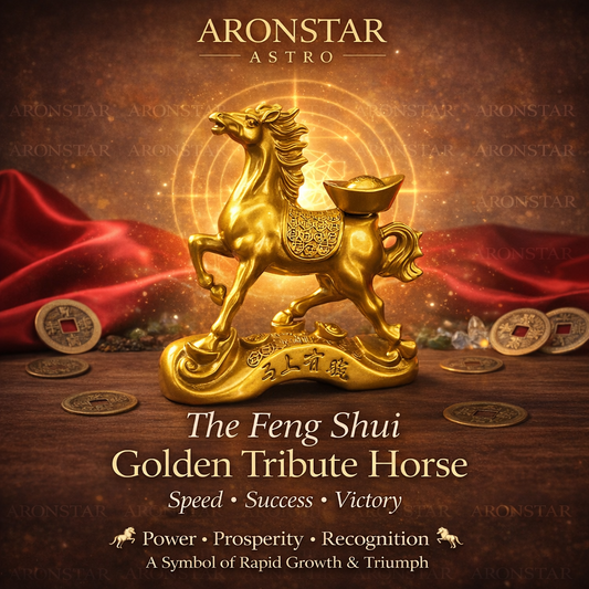 The Feng Shui Golden Tribute Horse