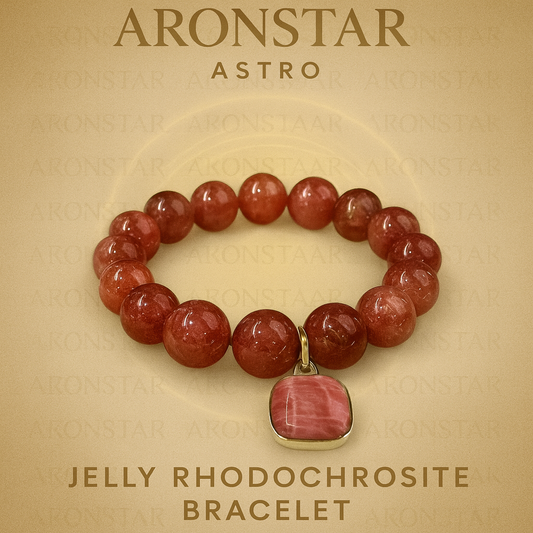Jelly Rhodochrosite Bracelet