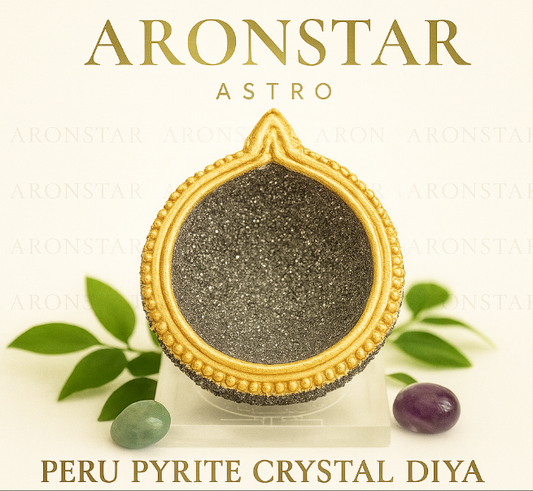 Peru Pyrite Crystal Diya