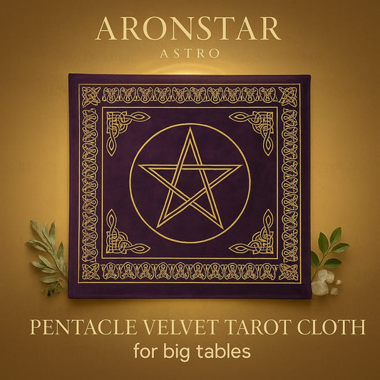 Pentacle Velvet Tarot Cloth For Big Tables