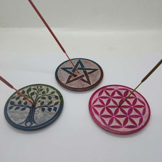 Sacred Symbol Incense Plates