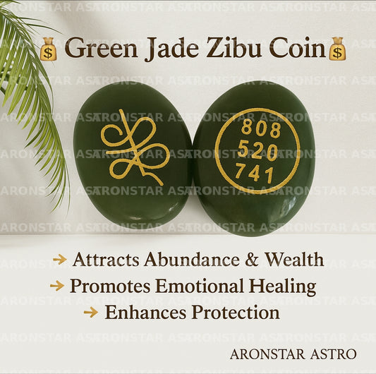 Green Jade Zibu Coin