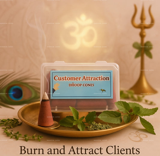 Client Attraction Dhoop cones( app 30 comes)