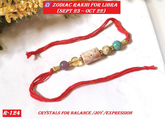 Zodiac sign Rakhi (pack of 12 for each sign)