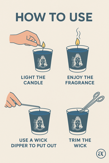 Lord Shiva Candle
