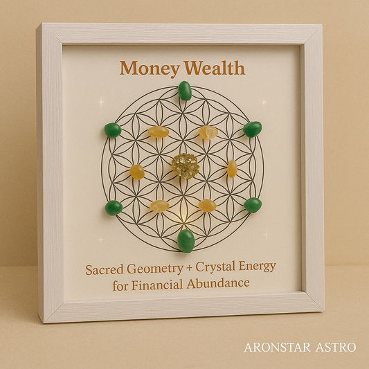 Money and Wealth Crystal Grid
