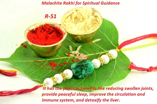 Malachite Rakhi for Spiritual Guidance