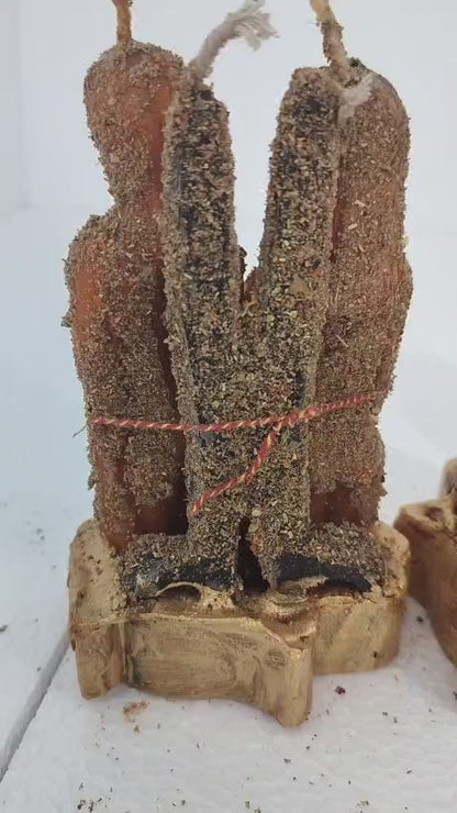 Cord Cutting Candle