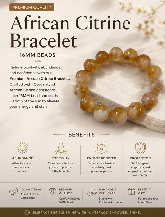 African Citrine Bracelet