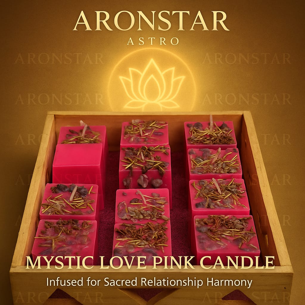Mystic Love Pink Candle