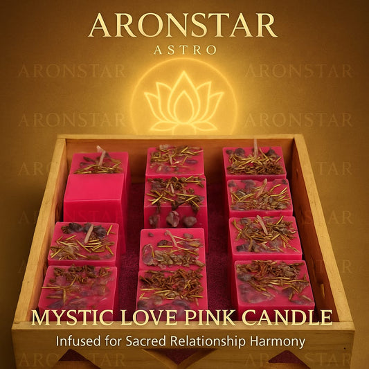 Mystic Love Pink Candle