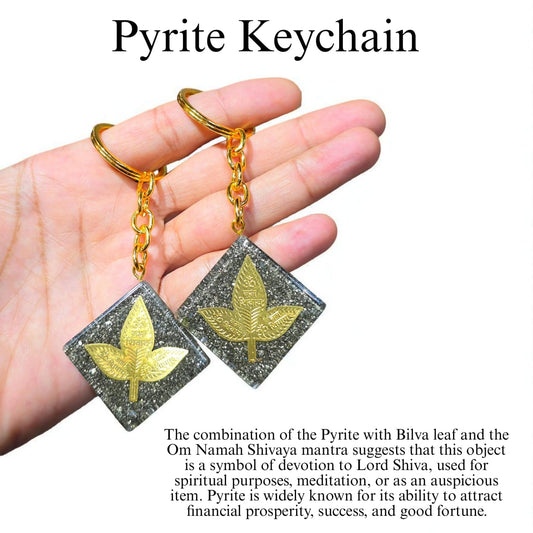 Pyrite Keychain