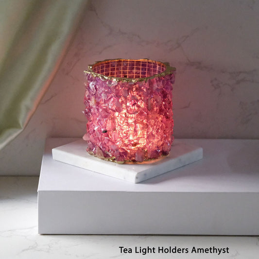 Tea Light Holder Amethyst