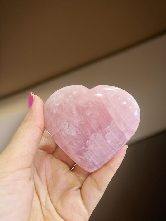 Rose Quartz Heart